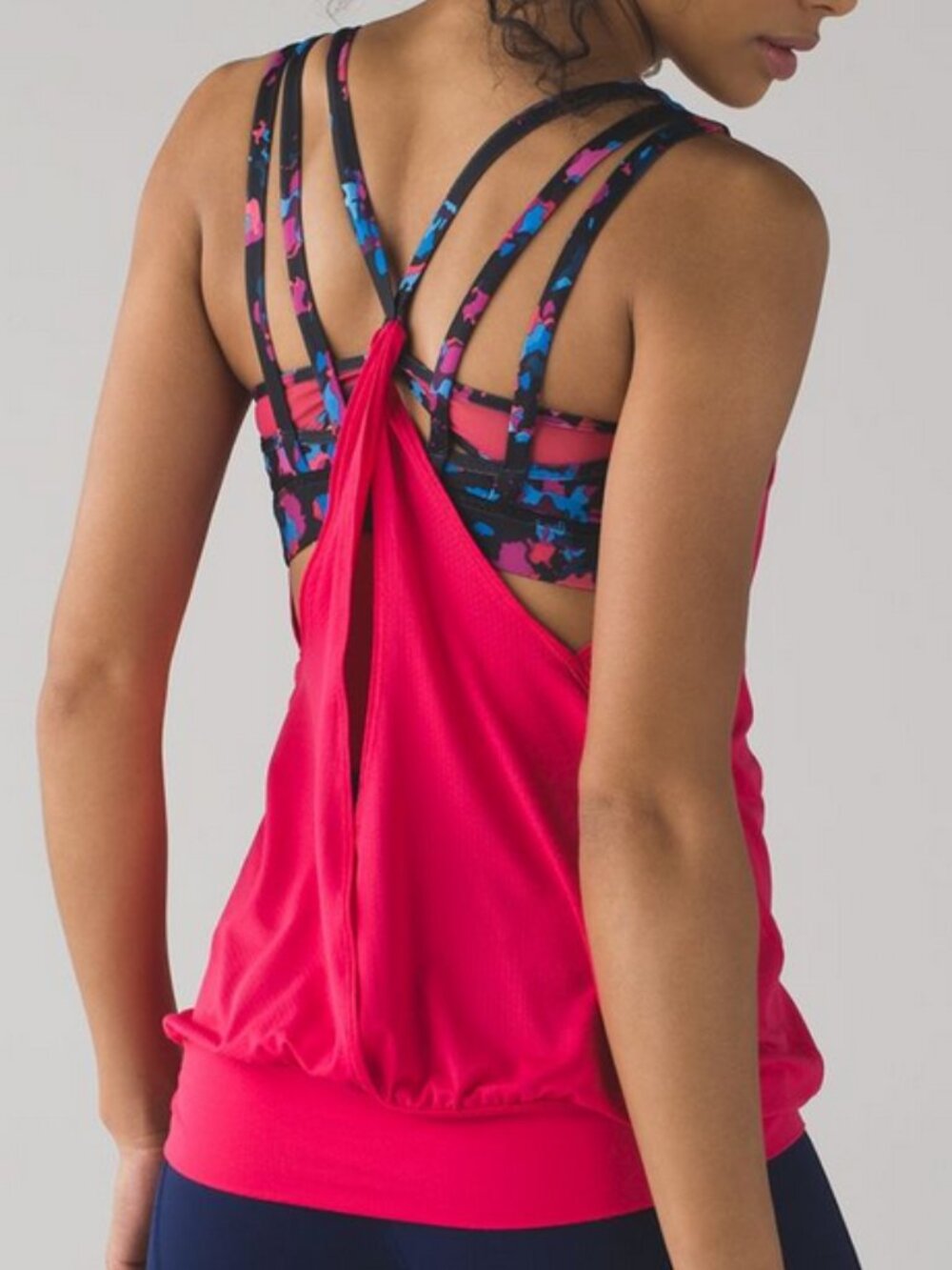 EUC Lululemon Nouveau Limits Tank Women's 4 Boom Juice Dandy Digie Multi Small